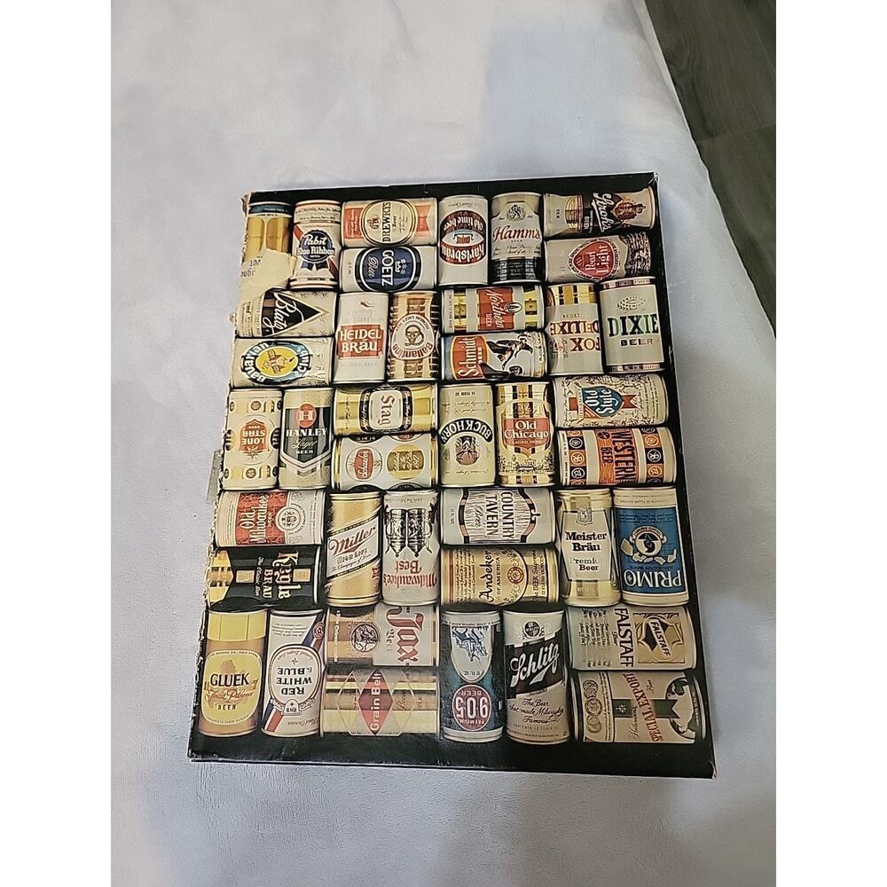 Vintage 1975 Springbok Puzzle What’s Your Pleasure? Old Beer Cans Complete